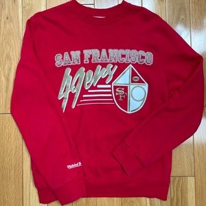 SF 49ers Mitchell&Ness Crewneck Sweatshirt